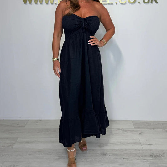 💥Laatste dag speciale uitverkoop 49% KORTING💃Strapless maxi-jurk voor dames