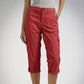 💥2025 Nieuwe Hot Sale--49% korting💥Effen Gekleurde Casual Cargo Capri Broek met Meerdere Zakken