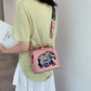 🌸Het beste cadeau voor haar - 49% KORTING🌸Gepersonaliseerde leren tas met geborduurde olifant