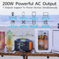 ⏳Beperkte tijd 50% korting💥⚡200W draagbaar energiestation met display❗