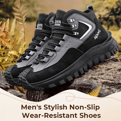 👞 ✨Heren Schoenen: Antislip voor Regen, Slijtvast voor Jaren – Stijlvol Genoeg voor Werk & Weekend!