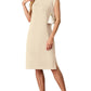 🌸Uitverkoop 50% korting |Dames Ronde Hals Loose Split Strijkvrije Midi Jurk met Zakken