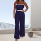 Elegante Dames Sling Jumpsuit met Ingebouwde Beha
