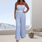 Elegante Dames Sling Jumpsuit met Ingebouwde Beha