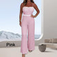 Elegante Dames Sling Jumpsuit met Ingebouwde Beha