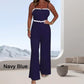 Elegante Dames Sling Jumpsuit met Ingebouwde Beha