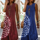 ⏳Tijdelijke aanbieding--50% Korting⏰Dames casual mouwloze midi-jurk
