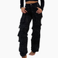 💥2025 Hot Sale💥Dames broek met strass-steentjes en wijde pijpen met zakken