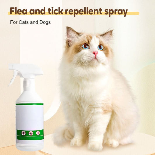 🔥2025 Hot Sale🔥Vlooien- en tekenwerende spray voor katten en honden