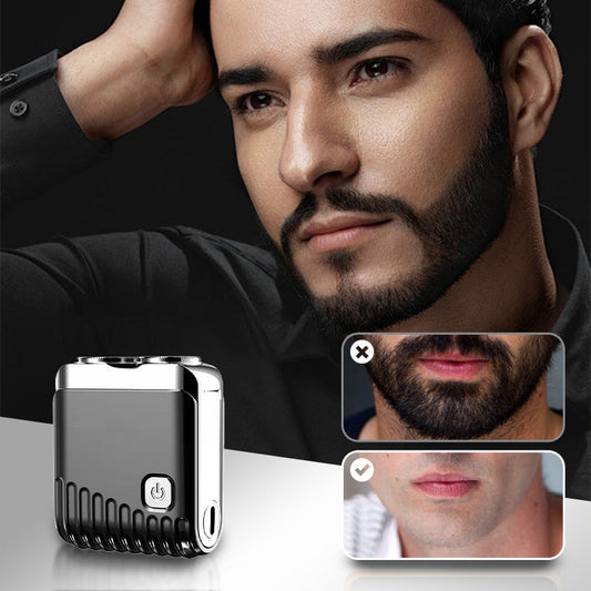 Mini-elektrisch scheerapparaat voor mannen🎁Ontdek de perfecte scheerbeurt! ✨