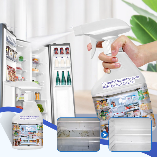 🧼 KOOP 2, KRIJG 1 GRATIS! ❄️ Krachtige koelkastreiniger - Verwijdert 99,9% van de bacteriën en schimmels, laat een frisse citrusgeur achter 🍊✨