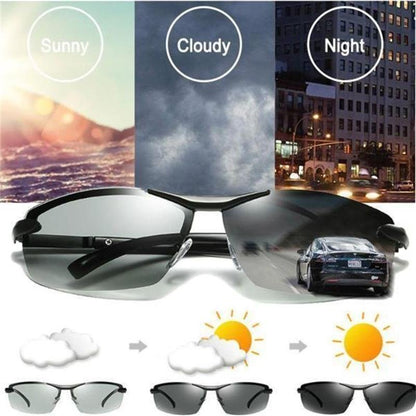 🕶️ Gafas de Sol Antirreflejos que Cambian de Color – Estilo Moderno y Protección Óptima para tus Ojos ✨☀️