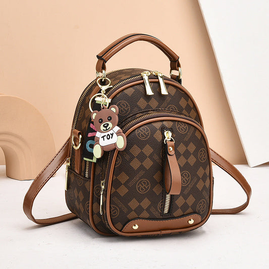 🔥2025 Hot Sale🔥Modieuze Mini Rugzak met Diamantpatroon Print