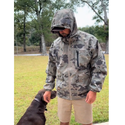 🦅 Heren Camouflage Jas: Capuchon, Meer Zakken & Weerbestendig – Perfect Voor Outdoor & Stad!