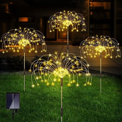 🔥 50% KORTING ! ✨ Zonne-energie Sfeerverlichting - IP65 Waterdicht, 90 LED's, Feestelijke Sfeer 🎆🌞