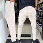 👖 Pantalones casuales de color sólido y corte ajustado para hombre – estilo limpio, versátil y moderno | Ideal para el día a día