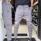 👖 Pantalones casuales de color sólido y corte ajustado para hombre – estilo limpio, versátil y moderno | Ideal para el día a día