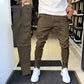 👖 Pantalones casuales de color sólido y corte ajustado para hombre – estilo limpio, versátil y moderno | Ideal para el día a día