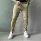 👖 Pantalones casuales de color sólido y corte ajustado para hombre – estilo limpio, versátil y moderno | Ideal para el día a día