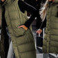 ❄️ Dames Lange Donsvest – Afneembare Kap, Rits & Knopen – Warme Elegantie Voor Ieder Seizoen!