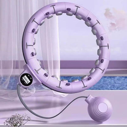 ✨ Aanpasbare Smart Hulahoop Met 360° Massage – Dagelijks 30 Min, Makkelijk De Perfecte Lichaamslijn Behaal!