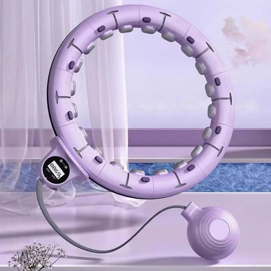 ✨ Aanpasbare Smart Hulahoop Met 360° Massage – Dagelijks 30 Min, Makkelijk De Perfecte Lichaamslijn Behaal!