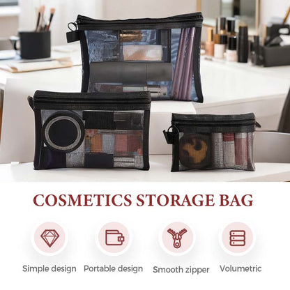 👜Draagbare Mesh Cosmetica Opbergzak✨