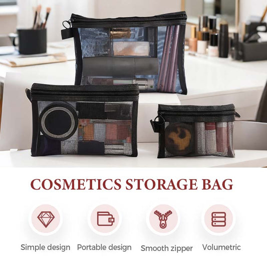 👜Draagbare Mesh Cosmetica Opbergzak✨