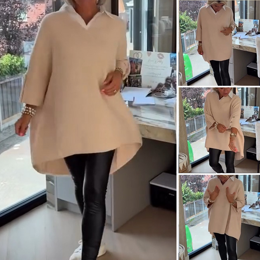 🌸 2025 Hot Sale🌸 Stijlvolle Dames Top – Perfecte Mix van Comfort & Klasse