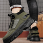 🥾Meest populaire herenschoenen - Retro casual dikke enkellaarsjes voor heren
