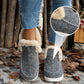 👢 50% KORTING! ❄️ Fleecegevoerde sneeuwlaarzen voor dames - Antislipzool en warme isolatie voor vriesweer 🧊📦