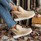 👢 50% KORTING! ❄️ Fleecegevoerde sneeuwlaarzen voor dames - Antislipzool en warme isolatie voor vriesweer 🧊📦