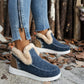 👢 50% KORTING! ❄️ Fleecegevoerde sneeuwlaarzen voor dames - Antislipzool en warme isolatie voor vriesweer 🧊📦