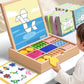 🎁Vroege kerstuitverkoop 50% KORTING🔥Houten magnetische patroonblokkenpuzzel set🧩
