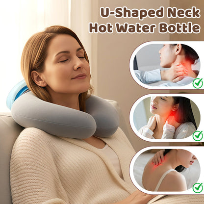 🎉 Tijdelijk 50% KORTING – U-vormige Nekwarmer 💆‍♀️🔥❄️ Ergonomisch, Warm/Koud & Handsfree Comfort!
