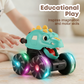 🦖2025 Hot Sale --50% Korting🚙Press & Go Dinosaurus Speelgoedauto met Lichtjes🎁