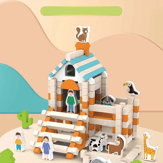 ✨2025 Hot Sale ✨Educatieve houten bouwstenen