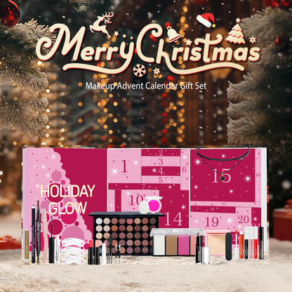 🎄 Kerstuitverkoop: 50% korting ⛄ Make-up adventskalender-cadeauset 💄 — Alles-in-één kit met oogschaduwpalet in 40 kleuren en dagelijkse verrassingen (het perfecte kerstcadeau! 🎁)