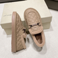 Women's Quilted Plush-Lined Winter Loafers