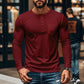 ⚡Black Friday Flash Deal! Heren Slim Fit Henley T-shirt met lange mouwen 🔥Direct 50% korting, King of Cost Performance!