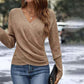“Camiseta de punto para mujer con cuello en V ✨ Elegante y cómoda 🚚 Envío Gratis”