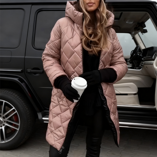 🧥 Abrigo largo acolchado con capucha para mujer – calidez extrema y estilo invernal | Ligero, cómodo y perfecto para los días más fríos | ¡Envío gratis a todo Chile!