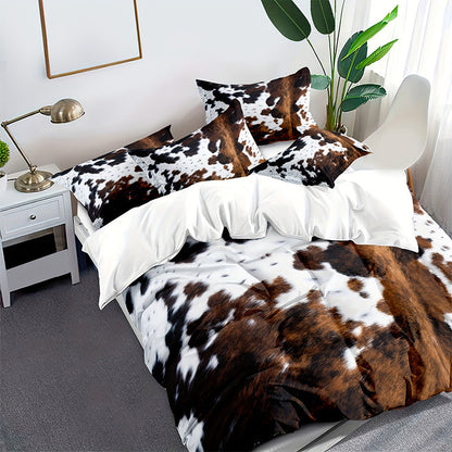 🐮 50% KORTING! 🛏️ Dekbedovertrek met koeienprint – Zacht en lichtgewicht, leuk ontwerp, complete set ✨