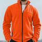 TOMEEK Winterjas voor heren, fleece, sweatshirt, winterjas met ritssluiting, zakken, dikke jas, warm, casual, sportjack, fleece, zonder capuchon, outdoor, Zwart, XL TOMEEK Winterjas voor heren, fleece, sweatshirt, winterjas met ritssluiting, zakken, dikke jas, warm, casual, sportjack, fleece, zonder capuchon, outdoor, Zwart, XL
