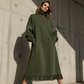 🚚 Gratis verzending + 50% korting! 🔥👗 Minimalistische casual jurk voor dames van imitatie suède: zacht en comfortabel, met een elegante uitstraling ✨💃
