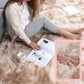 🧶Plush Vloermat Met Kleurverloop - Hoogdichte Faux Fur & Antislip: Perfect Voor Woonkamer/Slaapkamer (Veilig Voor Kinderen!)