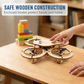 ✈️ 50% KORTING! DIY Houten Drone Bouwpakket voor Kinderen – Hoogtebehoud, Stabiele Afstandsbediening & Verbeterde Veiligheid! 🎁🚁