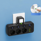 🎉Nieuwjaars Cadeau 50% KORTING!🔌Slanke Slimme Stekkerdoos (USB + Nachtlampje) – Individuele Schakelaars & Reisvriendelijk: Laad Meerdere Apparaten Tegelijk!