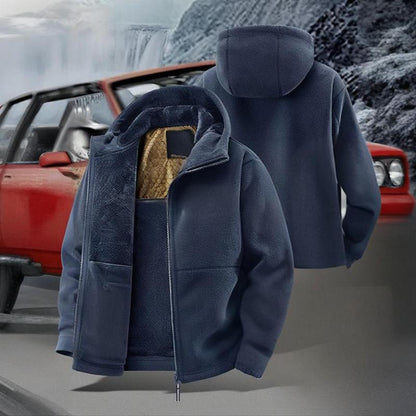 🔥【1° Más Vendido】50%descuento🔥Chaqueta informal con capucha y cremallera para hombre