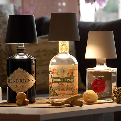 🎉Nieuwjaars Cadeau 50% KORTING!✨Upcycle Draadloze Fleslamp: Bewaar Jouw Lievelingsfles & Milieuvriendelijk – Van Saai Naar Sfeervol!